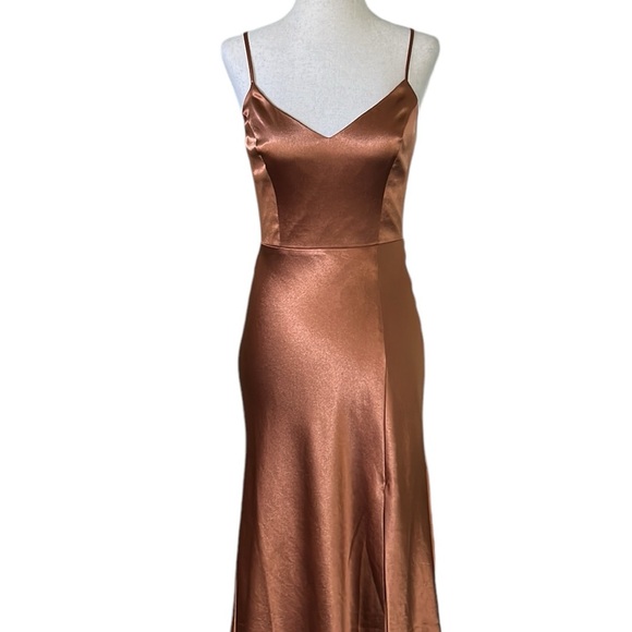 Birdy Grey Jay Dress
Shiny Satin Rust - Picture 5 of 15